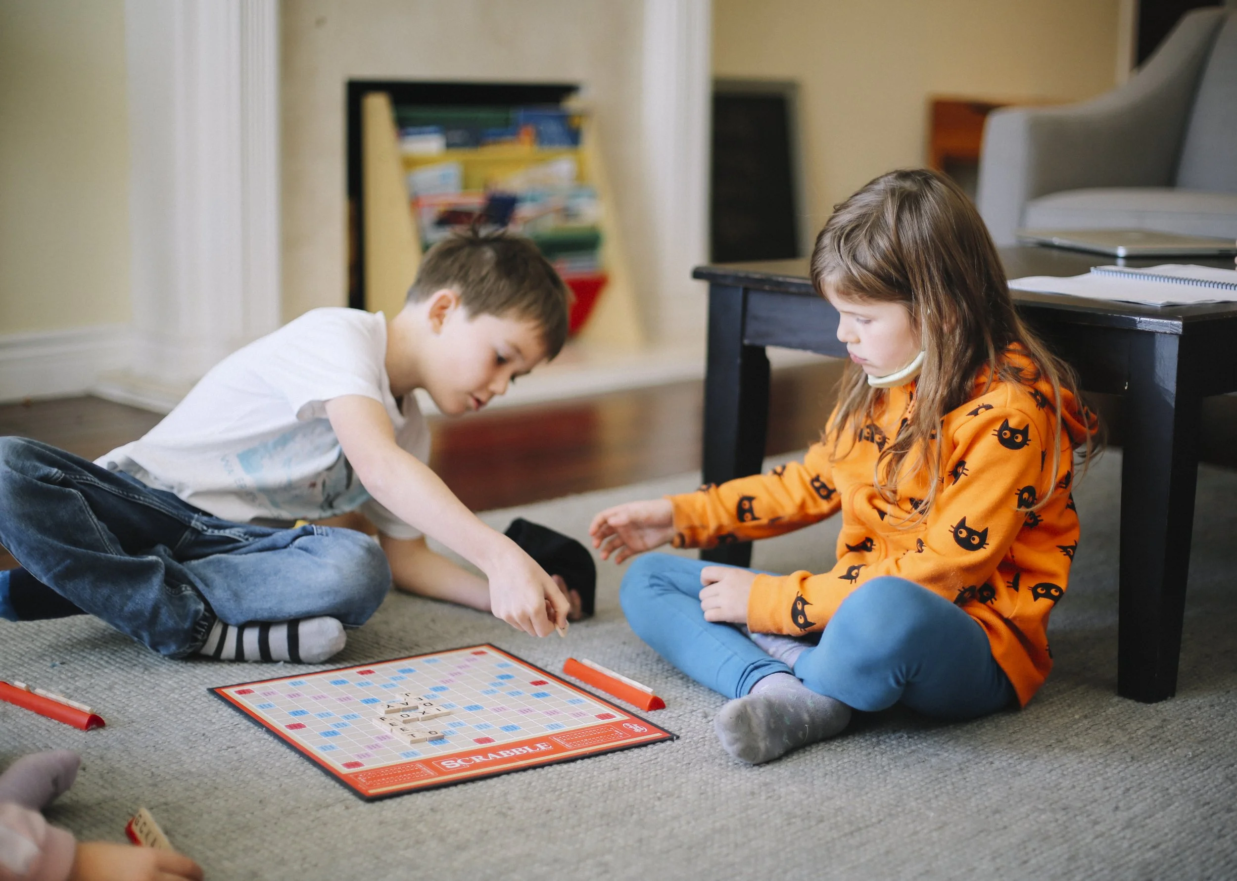 Children working together