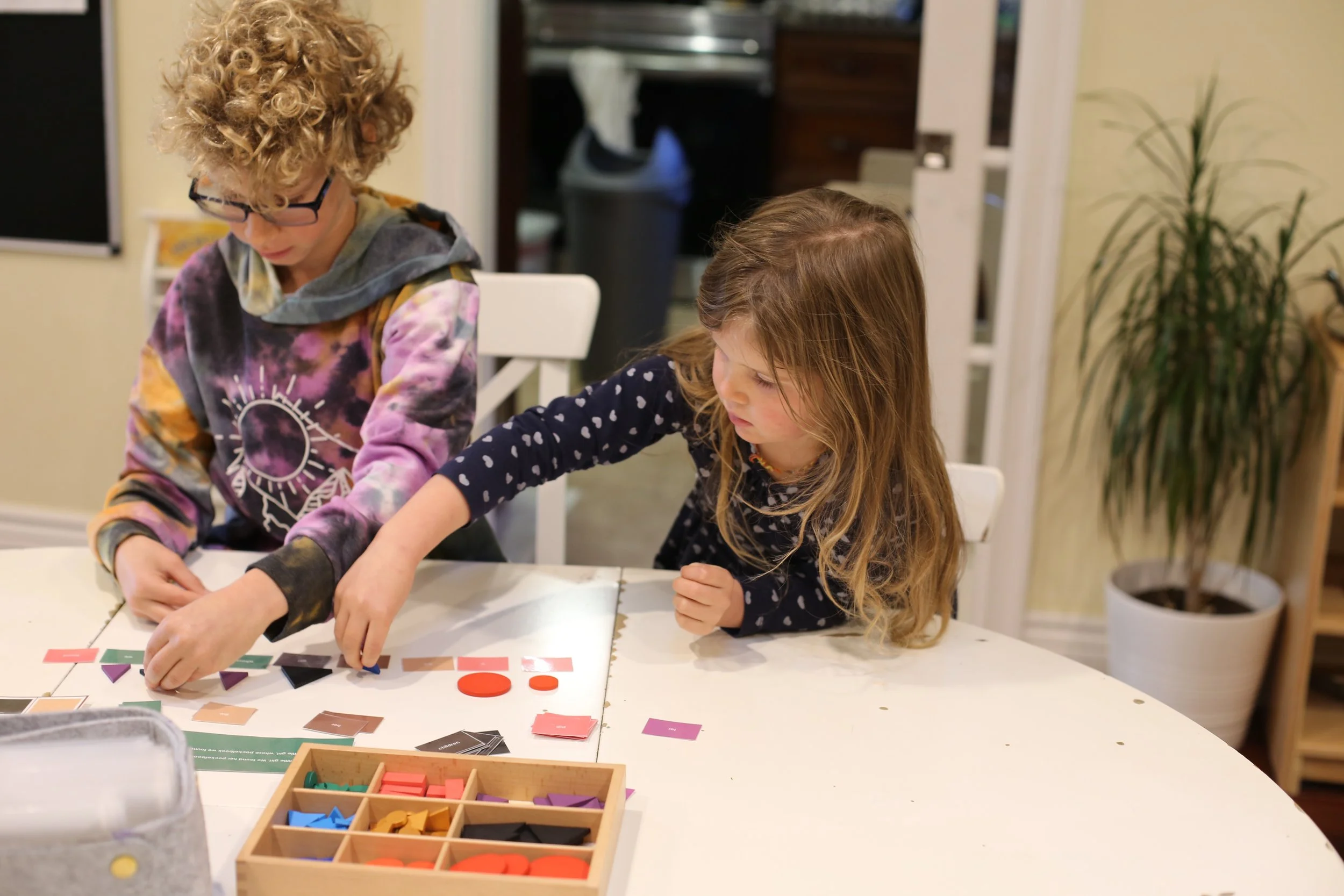 Grammar Montessori mixed age classroom